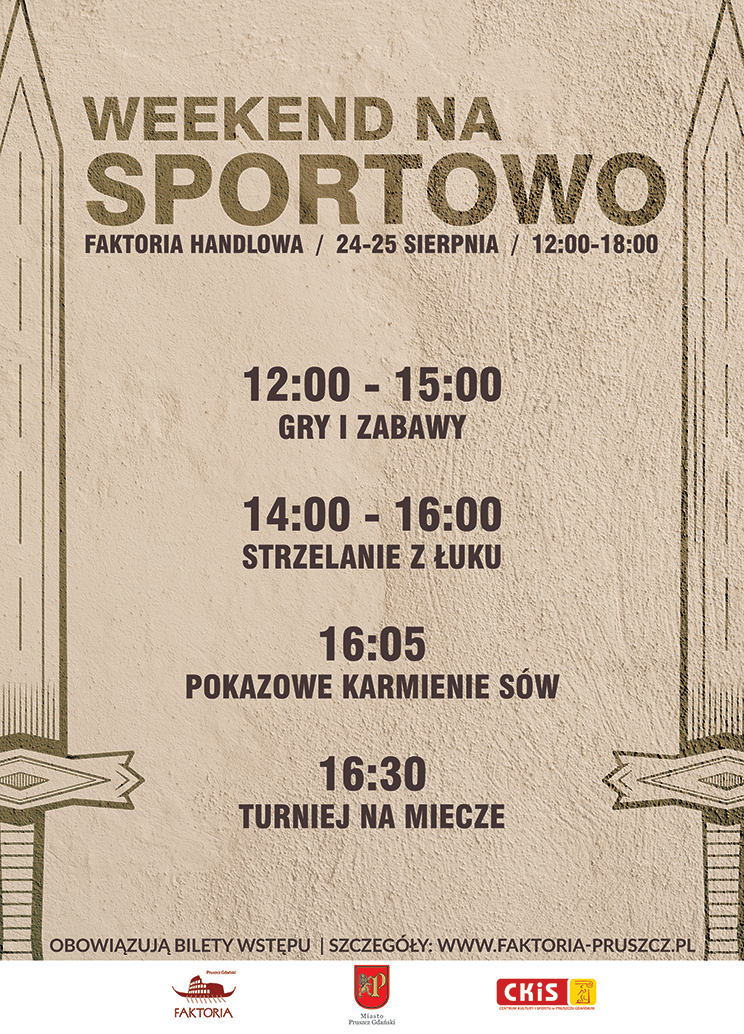 Weekend na sportowo – 24-25.08.2024